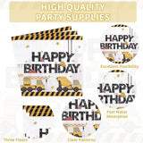 96 Pcs Construction 2nd Birthday Party Supplies Construction Truck