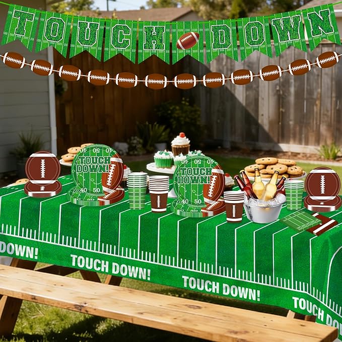 Football Party Decorations Football Party Supplies Dinner Plates