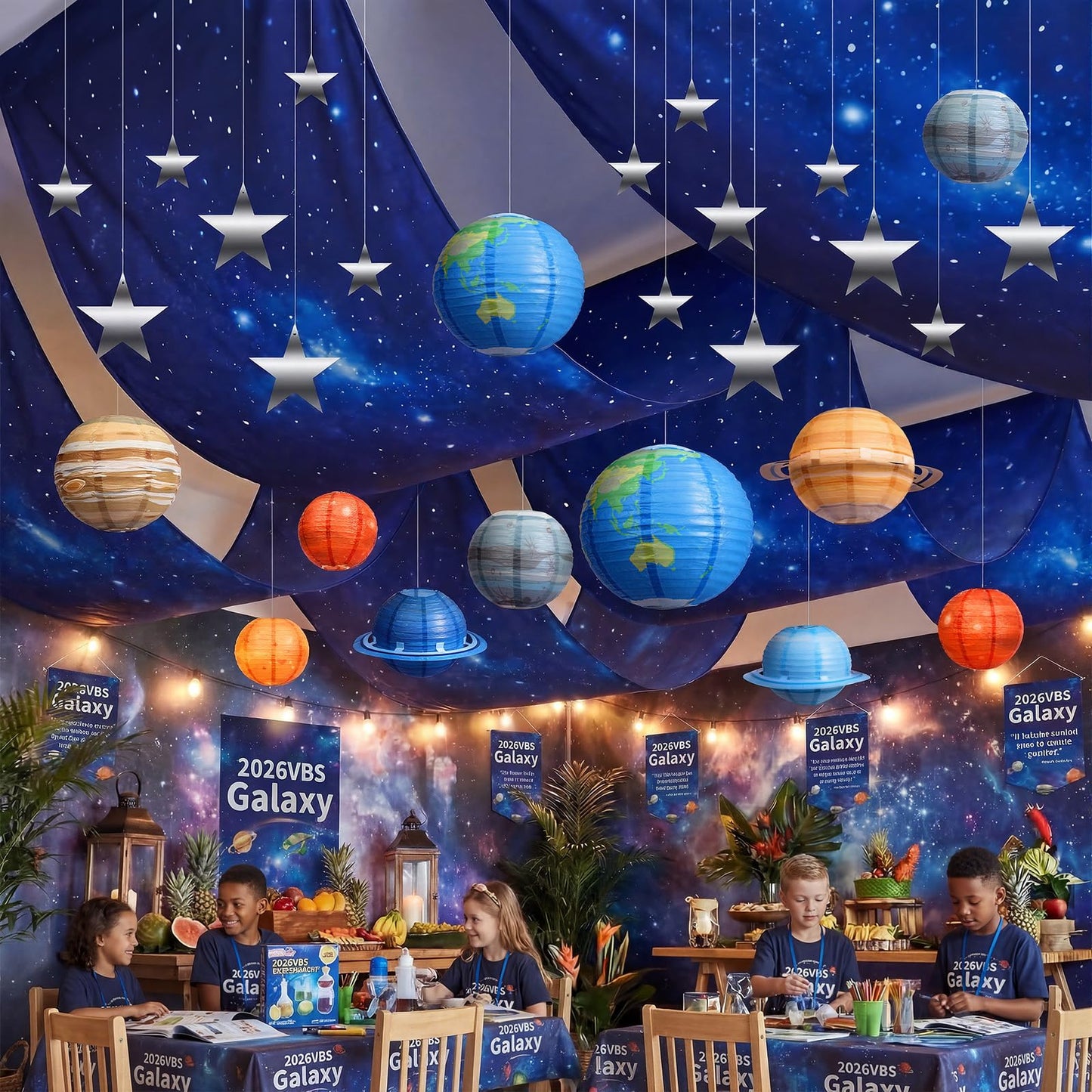 45 Pcs Space Classroom Decorations for Back to School