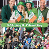 Outus 30 Pcs St Patricks Day Stick Flags Decorations Small Mini