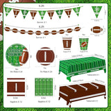 Football Party Decorations Football Party Supplies Kit Serve 24