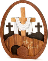 Easter Decoration Jesus Resurrected Tomb He is Risen Easter Decors