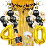 40th Birthday Decorations for Men 40 Birthday Decorations with 40