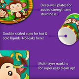 Monkey Birthday Party Supplies Jungle Animal Party Supplies Zoo