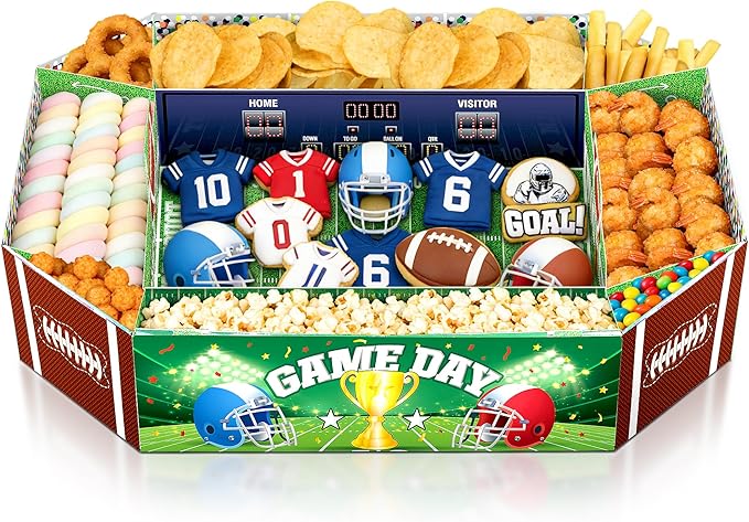 Football Party Supplies Kit Large 23.62x17 inch Football Snack