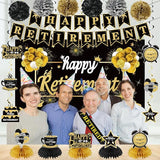 20PCS Happy Retirement Party Decorations Kit for Men Women Kuxriox