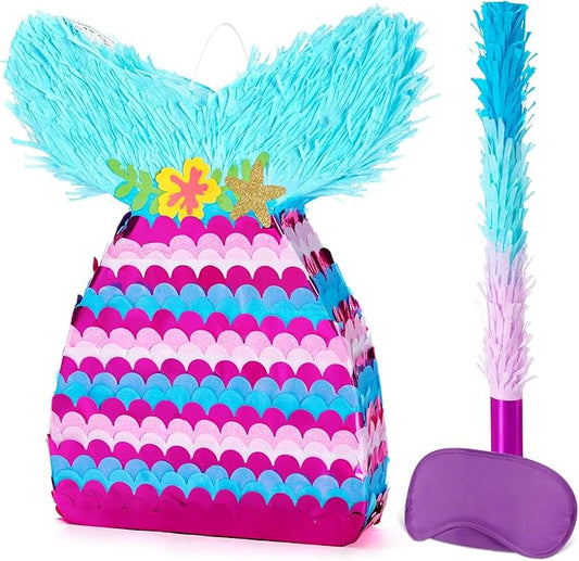 Mermaid Piñata Mermaid Party Games Decorations Mermaid Tail Piñata