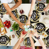 50 Guests 60th Anniversary Plates and Napkins Party Supplies 60th