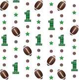 Football 1st Birthday Party Decorations Glitter Star Circle Dot