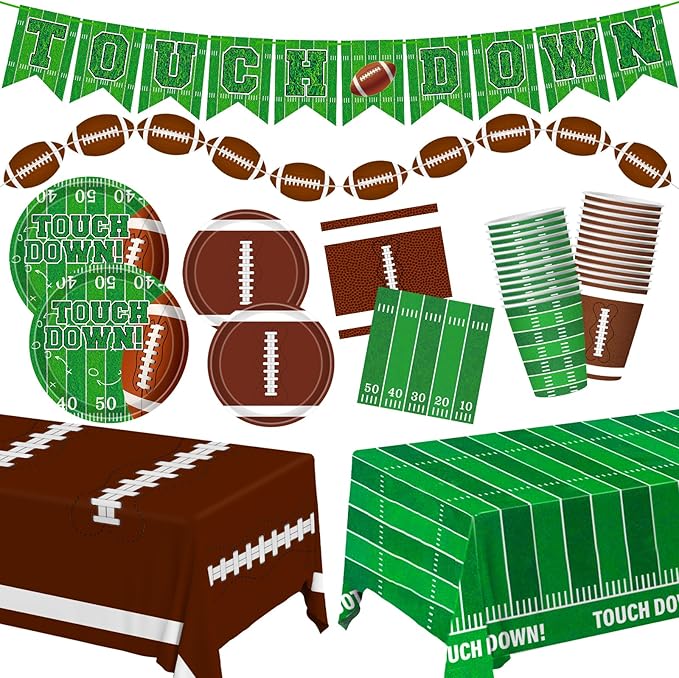 Football Party Decorations Football Party Supplies Dinner Plates
