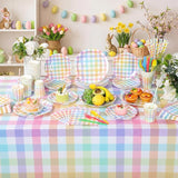 452 Pcs Pastel Easter Party Decoration for 50 Spring Easter Paper