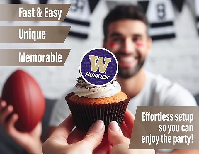 Washington Party Supplies for Football, Birthday Gift, Graduation