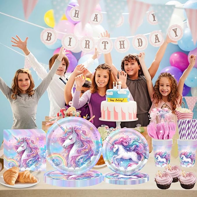 Unicorn Birthday Decorations Rainbow Unicorn Party Decorations