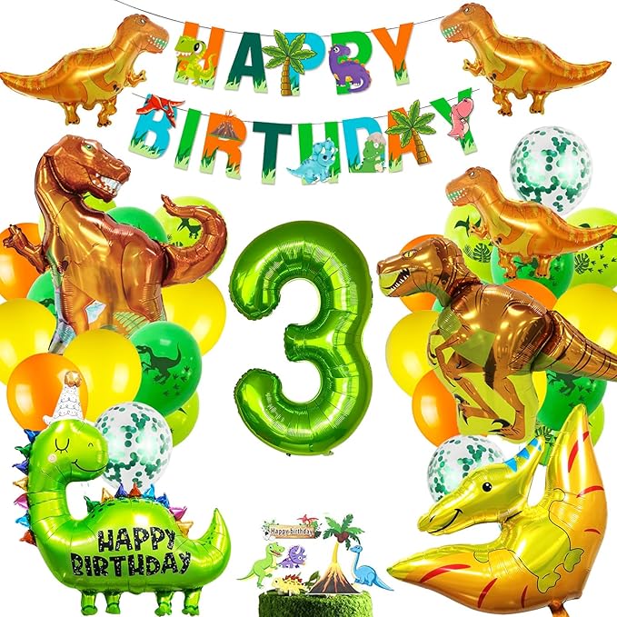 Dinosaur Birthday Party Supplies for Boys and Girls Decorations