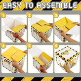 3PCS Construction 2nd Birthday Party Decorations Balloon Box Truck