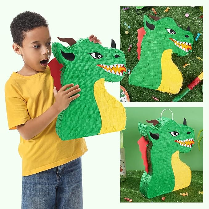 Dragon Piñata Dinosaur Party Supplies Dino Piñata Bundle with
