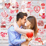 36 Pcs Valentine's Day Hanging Swirl Decorations Set Happy