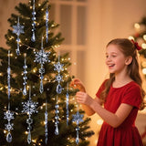 18pcs Crystal Christmas Ornaments for Christmas Tree Decorations-Royal