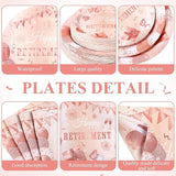 452 Pcs Retirement Party Decorations for Women Rose Gold Happy