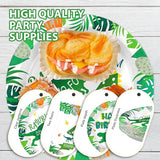 96Pcs Dinosaur 4th Birthday Decorations Dinosaur 4th Birthday Plates
