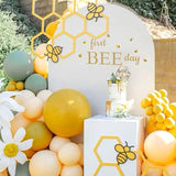 First Bee Day Decal Bee Themed First Birthday Party Decoration