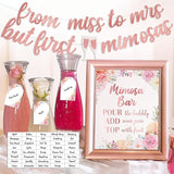 Bachelorette Party Decorations Kit Rose Gold Bridal Shower Bride
