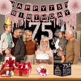 75th Birthday Decorations for Women 32PCS 75th Birthday Party