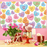 Xtralarge Valentine's Day Conversation Heart Backdrop Banner