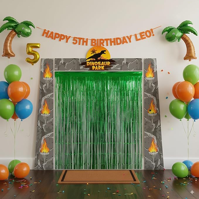 Dinosaur Birthday Party Decorations Supplies Dino Park Door Porch