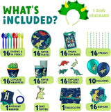 ecoZen Dinosaur Birthday Party Decorations Jurassic Park Themed