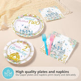96Pcs Princess Birthday Party Supplies Bibbity Boppity Two Party