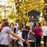 Graduation Piñata Graduation Cap Piñata with Blindfold Bat Tassel