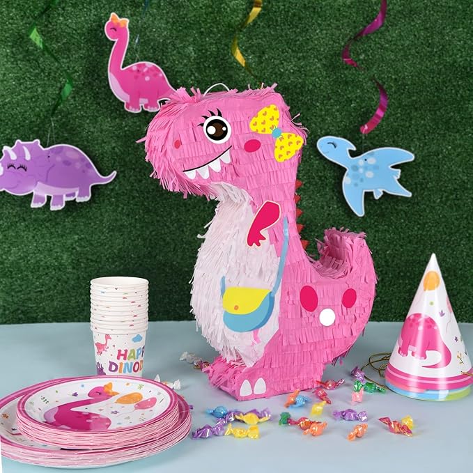Dinosaur Piñata Dinosaur Birthday Party Supplies for Girls Kids Dino