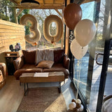 Nude 11 Balloons Set, 40 Inch Retro Apricot Foil Number 11 Balloon