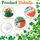 Outus 30 Pcs St Patricks Day Stick Flags Decorations Small Mini