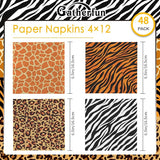 Jungle Zoo Animal Print Party Supplies Disposable Jungle Safari