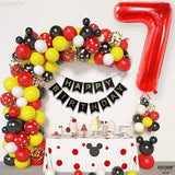 KatchOn, Giant Red Number 7 Balloon - 40 Inch | 7th Birthday Balloon