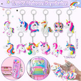 12 Sets Unicorn Party Favors Birthday Supplies for Girls Kid