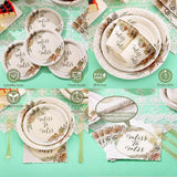 Boho Bridal Shower Decorations 168Pcs Bridal Shower Plates and