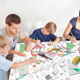 2 Pack Christmas Decorations Disposable Christmas Coloring