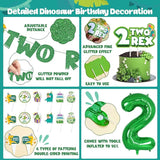 Two Rex Birthday Decorations Dinosaur 2nd Birthday Decorations Boy
