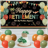 Retirement Decorations for Men Women Colorful Vintage Retirement