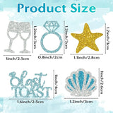 BeYumi Beach Bachelorette Table Confetti - 300Pcs Last Toast on the