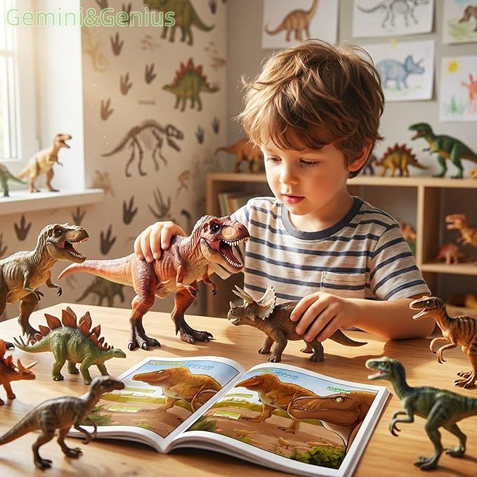 Gemini&Genius Tyrannosaurus Rex Dinosaur Toy with Movable Jaw T rex