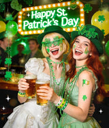 Jeowoqao 184pcs St Patricks Day Accessories Party Favor Set St