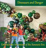 Dinosaur Trunk or Treat Car Party Balloon Arch Garland Kit with Dark