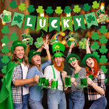 Pre Strung St Patricks Day Decorations Shamrock St Patricks Day