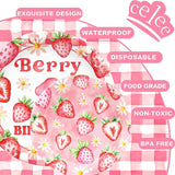 Berry First Birthday Party Supplies for 40 Guests Strawberry Plates