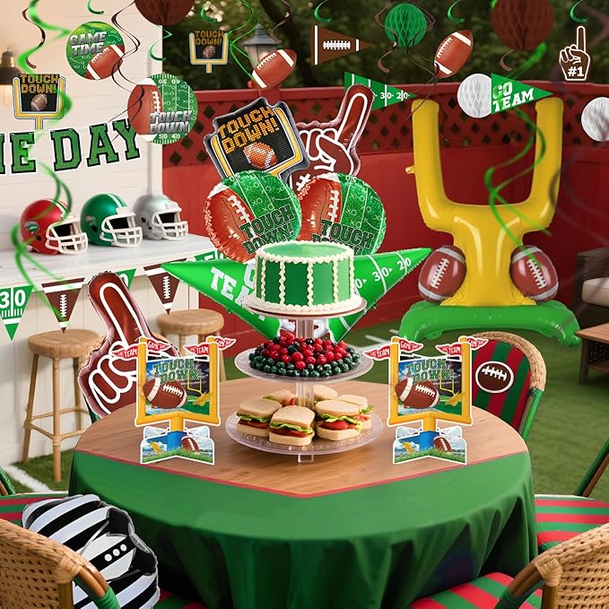 Football Party Decorations Kit Tailgate & Football Birthday
