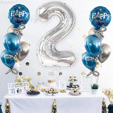 KatchOn, Big Silver Number 2 Balloon - 40 Inch | Silver 2 Balloon